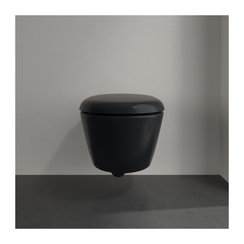 Villeroy & Boch Antao 4674T0R7 — podwieszana czarna miska WC