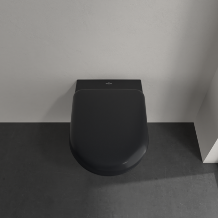 Villeroy & Boch Antao 4674T0R7 — podwieszana czarna miska WC