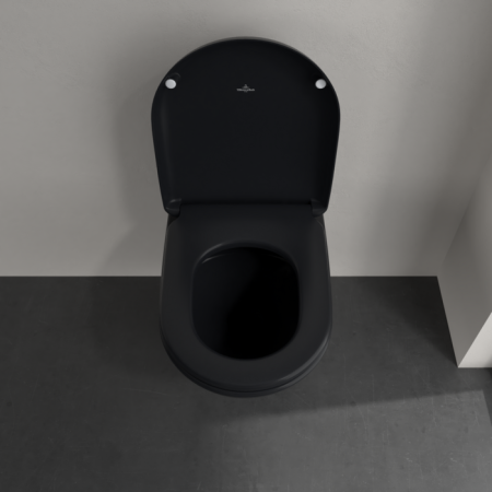 Villeroy & Boch Antao 4674T0R7 — podwieszana czarna miska WC