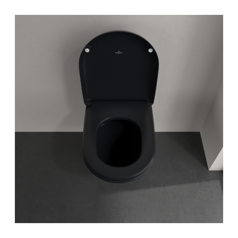 Villeroy & Boch Antao 4674T0R7 — podwieszana czarna miska WC