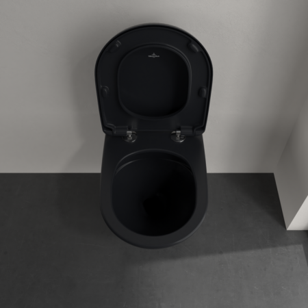 Villeroy & Boch Antao 4674T0R7 — podwieszana czarna miska WC