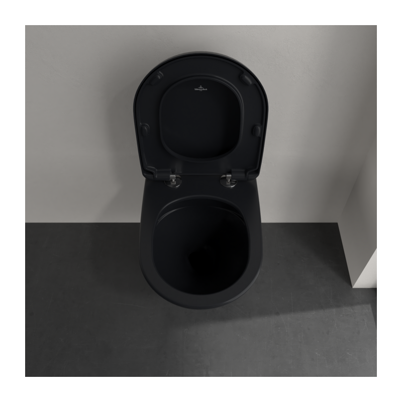Villeroy & Boch Antao 4674T0R7 — podwieszana czarna miska WC