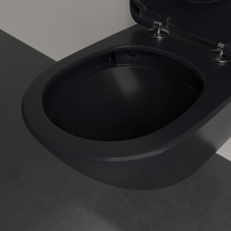 Villeroy & Boch Antao 4674T0R7 — podwieszana czarna miska WC
