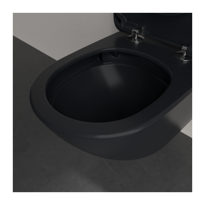 Villeroy & Boch Antao 4674T0R7 — podwieszana czarna miska WC