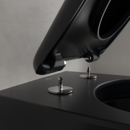 Villeroy & Boch Antao 4674T0R7 — podwieszana czarna miska WC