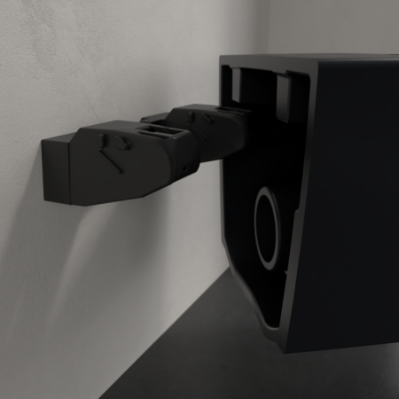 Villeroy & Boch Antao 4674T0R7 — podwieszana czarna miska WC