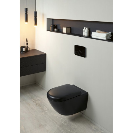 Villeroy & Boch Antao 8M67S1R7 — deska sedesowa czarny mat