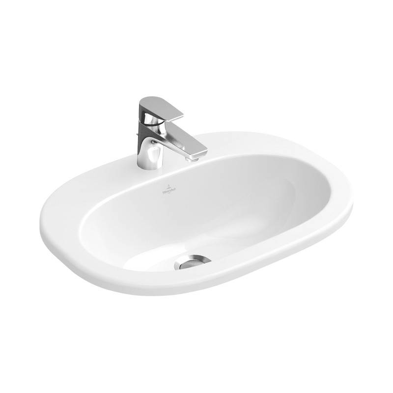Villeroy&Boch O.novo Umywalka wpuszczana w blat 56 cm biała 41615601