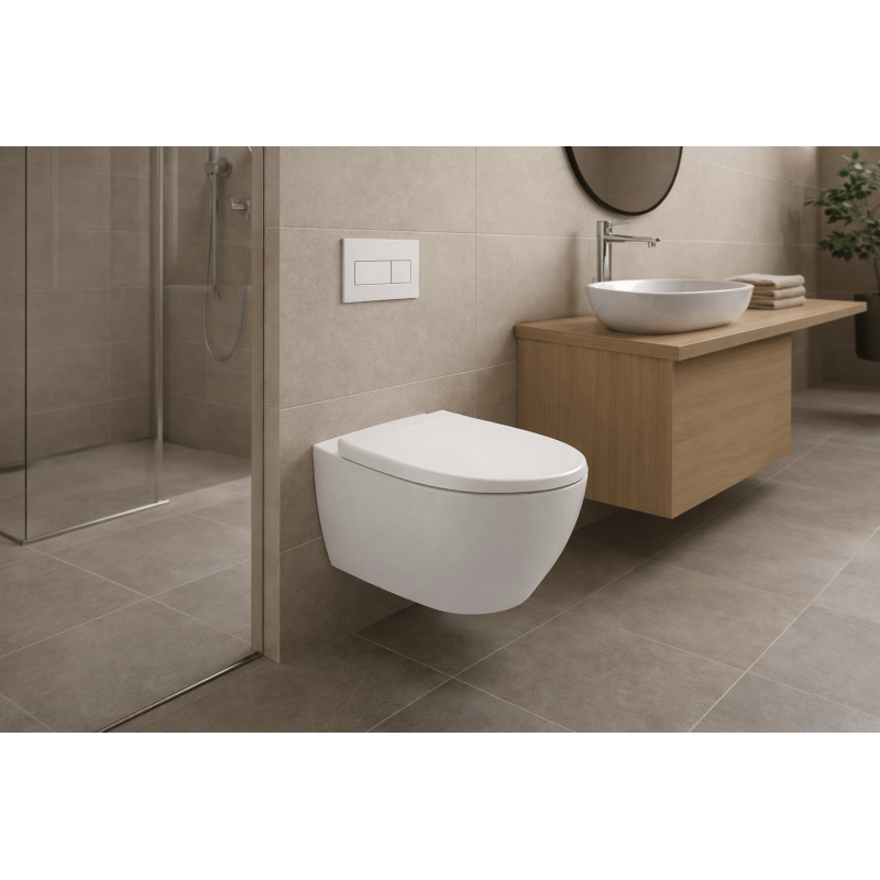 Geberit Acanto 502.774.00.8 — wisząca miska WC z deską biały