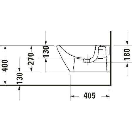 Duravit D-Neo 2294150000 — podwieszany bidet biały