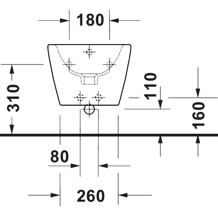 Duravit D-Neo 2294150000 — podwieszany bidet biały