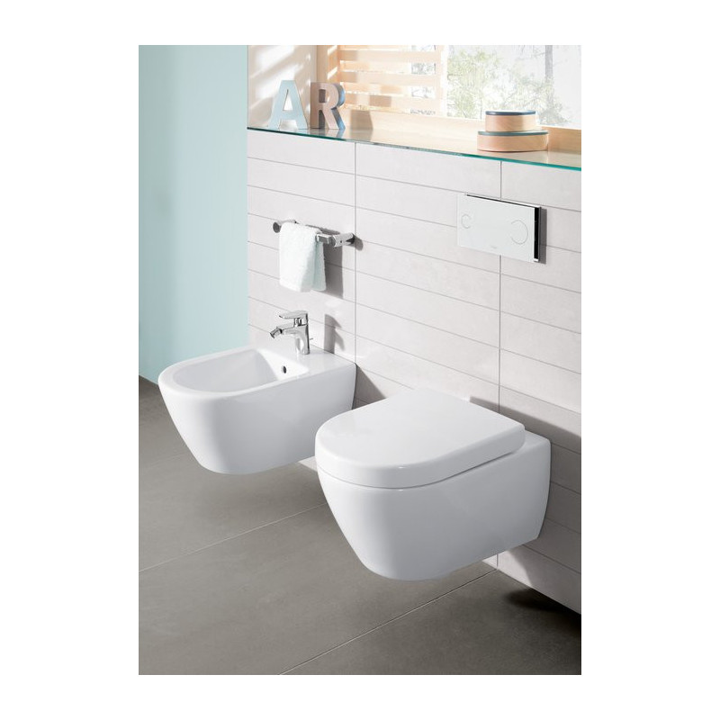 Villeroy & Boch Subway 2.0 Bidet 540000R1 CeramicPlus 375x565 mm biały