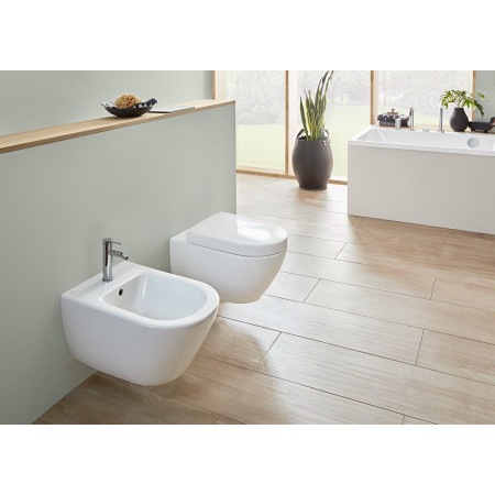 Villeroy & Boch Subway 2.0 Bidet 540000R1 CeramicPlus 375x565 mm biały