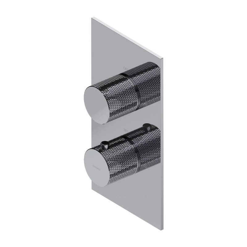 Omnires Contour CT8036CR – bateria prysznicowo-wannowa podtynkowa chro