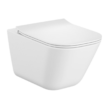 Roca Gap Square A34H472000 — podwieszana miska WC Rimless z deską