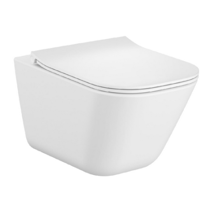 Roca Gap Square A34H472000 — podwieszana miska WC Rimless z deską