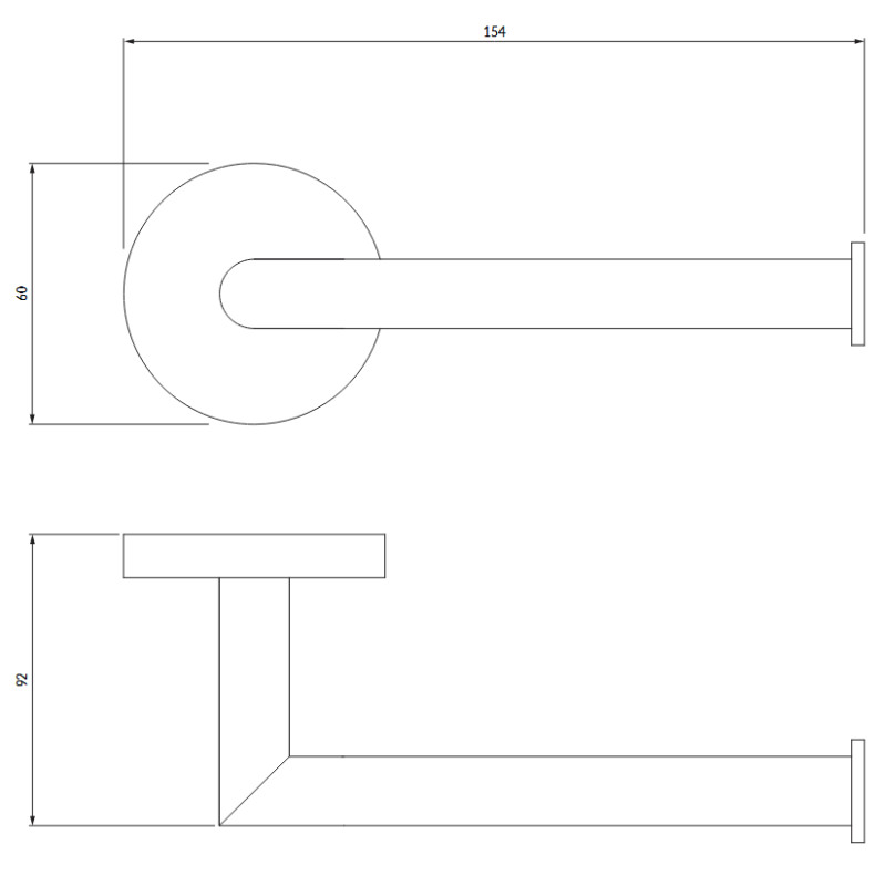 Omnires MP60510CR — uchwyt na papier toaletowy chrom