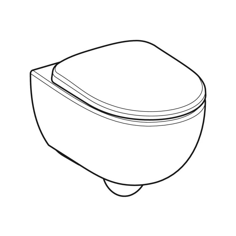 Geberit Selnova Premium 502.793.00.1 — miska WC wisząca 53 cm Rimfree