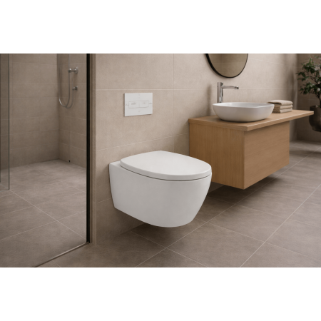 Geberit iCon 503.048.00.8 — miska WC wisząca TurboFlush z deską
