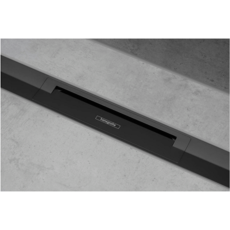Hansgrohe Raindrain Flex 56045670 — odpływ liniowy 90 cm czarny mat