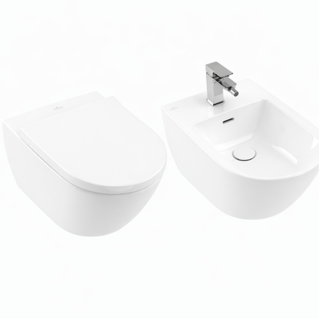 Villeroy&Boch Zestaw Subway 3.0 Miska WC + Bidet wiszący