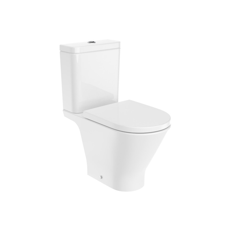 Roca Gap Round A3420N8000 — miska WC kompakt Rimless