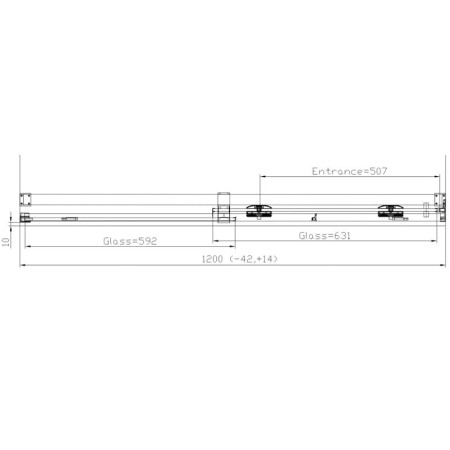 Ronal Sanswiss Amalia D35SE2 120×80 — kabina prysznicowa