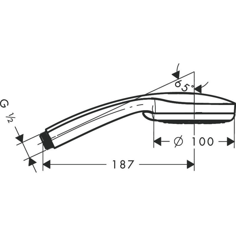 Hansgrohe Croma 100 28535000 — słuchawka prysznicowa