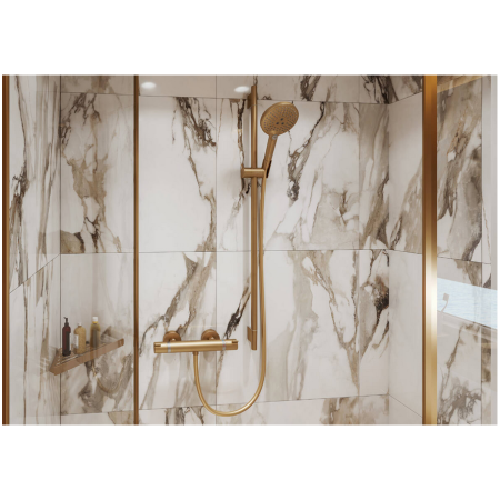 Hansgrohe AddStoris Q 41741140 — półka narożna brąz szczotkowany
