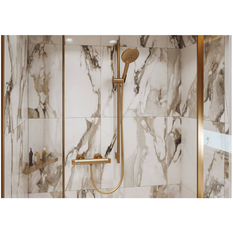 Hansgrohe AddStoris Q 41741140 — półka narożna brąz szczotkowany