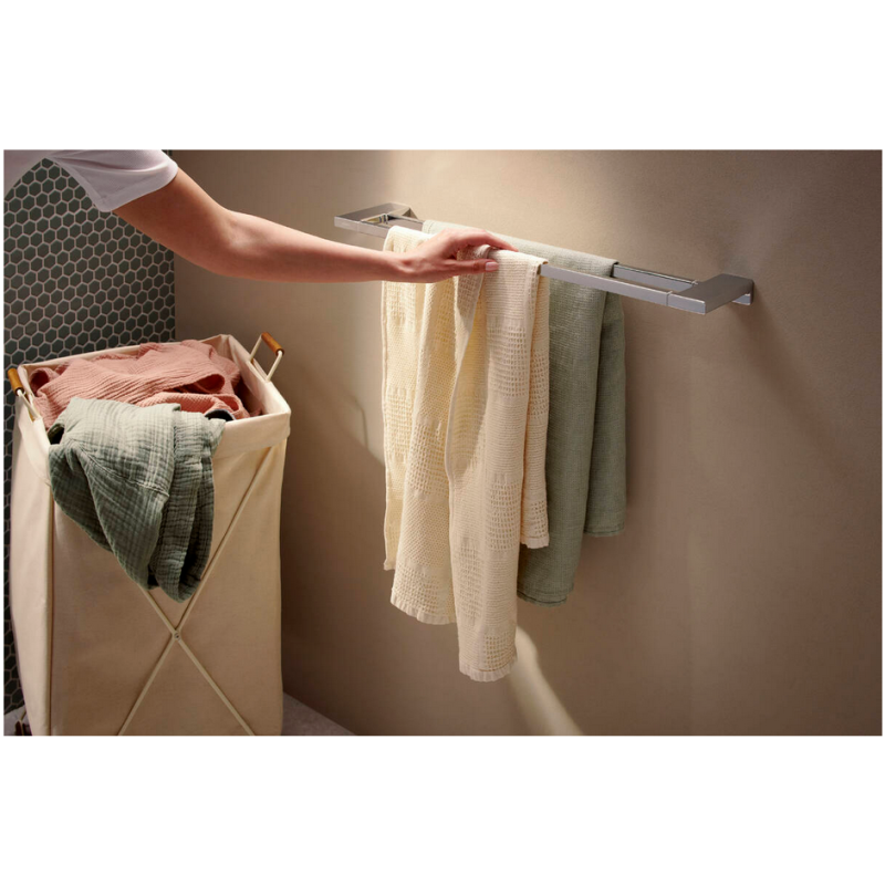 Hansgrohe AddStoris Q 41743000 — wieszak na ręcznik podwójny