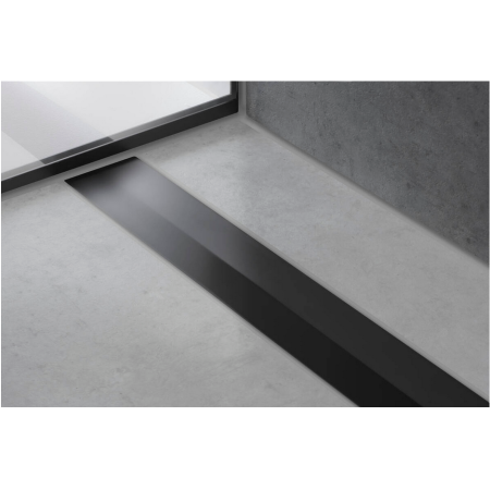 Hansgrohe RainDrain Flex 56043670 — odpływ liniowy 70 cm czarny mat