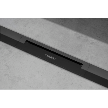 Hansgrohe RainDrain Flex 56043670 — odpływ liniowy 70 cm czarny mat