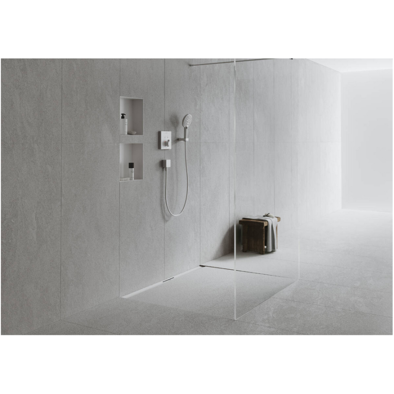 Hansgrohe RainDrain Flex 56043700 — odpływ liniowy 70 cm biały mat