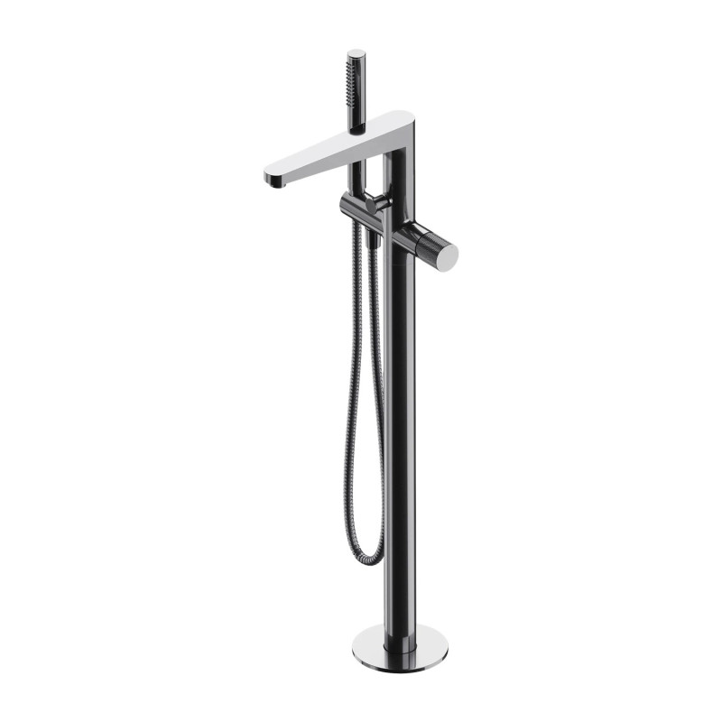 Omnires Contour CT8033CR — bateria wannowa wolnostojąca chrom