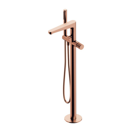 Omnires Contour CT8033CPB — bateria wannowa wolnostojąca miedź