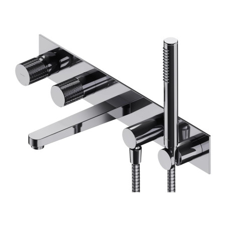 Omnires Contour CT8037-1CR — bateria wannowa 5-otworowa chrom
