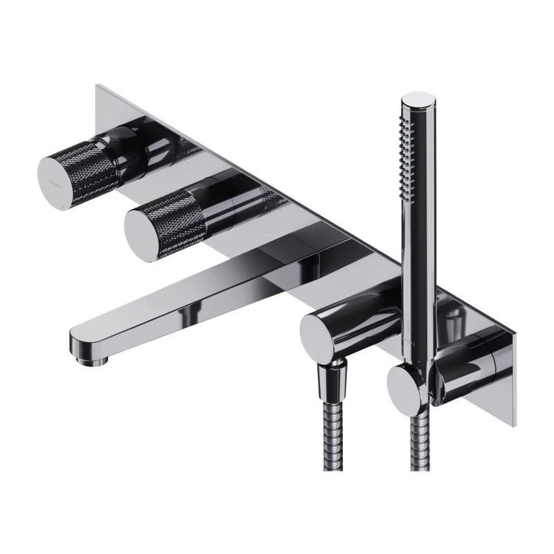 Omnires Contour CT8037-1CR — bateria wannowa 5-otworowa chrom