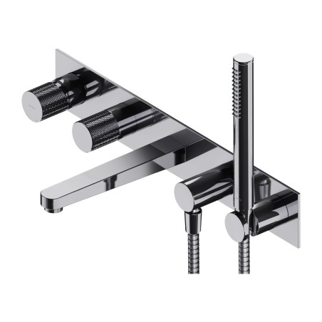 Omnires Contour CT8037-1CR — bateria wannowa 5-otworowa chrom