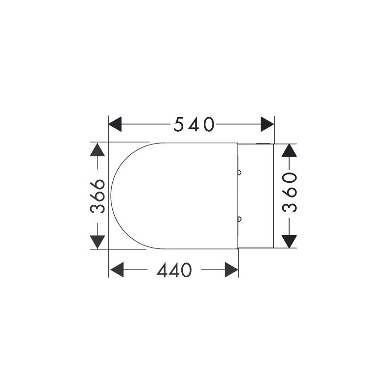 Hansgrohe EluPura S 60292450 — WC wiszące AquaFall