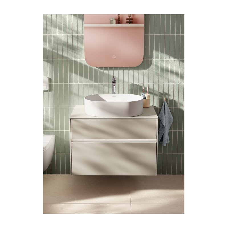 Villeroy & Boch Collaro 4A1956RW — umywalka nablatowa 56x36 cm biały m