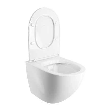 Omnires Ottawa Comfort OTTAWACMWBP — miska WC wisząca z deską biała