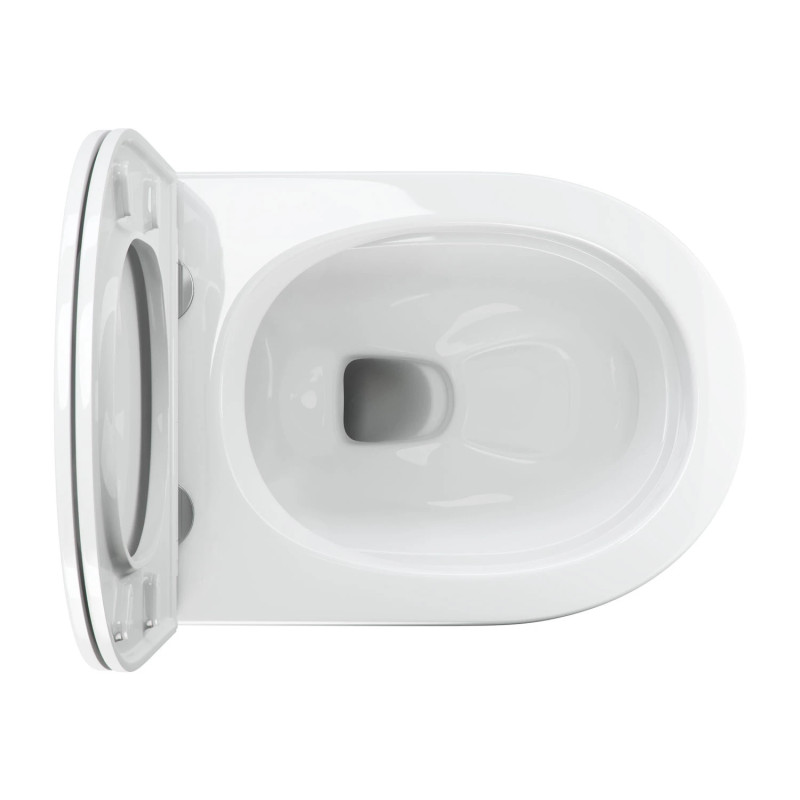 Omnires Ottawa Comfort OTTAWACMWBP — miska WC wisząca z deską biała