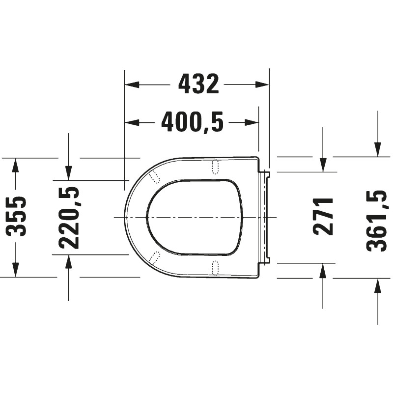 Duravit ME by Starck 0020190000 — deska sedesowa wolnoopadająca