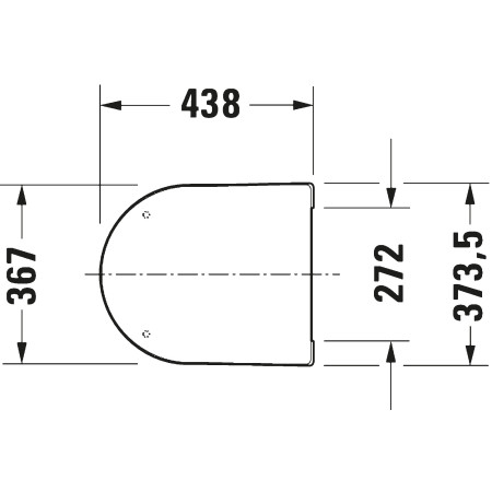 Duravit ME by Starck 0020190000 — deska sedesowa wolnoopadająca