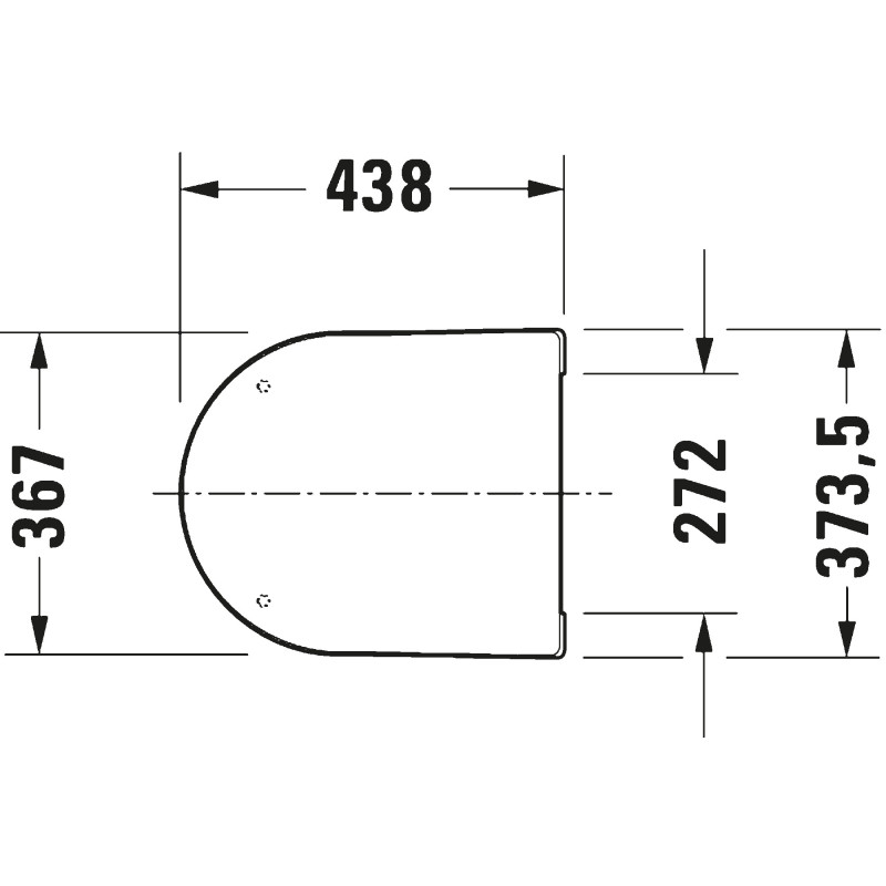 Duravit ME by Starck 0020190000 — deska sedesowa wolnoopadająca