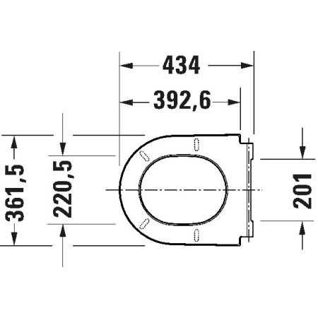 Duravit D-Neo 0021690000 — deska sedesowa wolnoopadająca