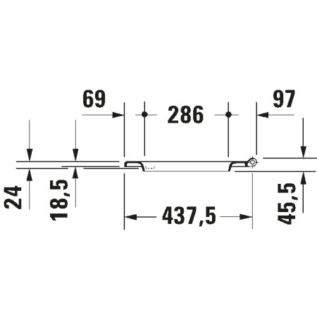 Duravit ME by Starck 0020090000 — deska sedesowa wolnoopadająca