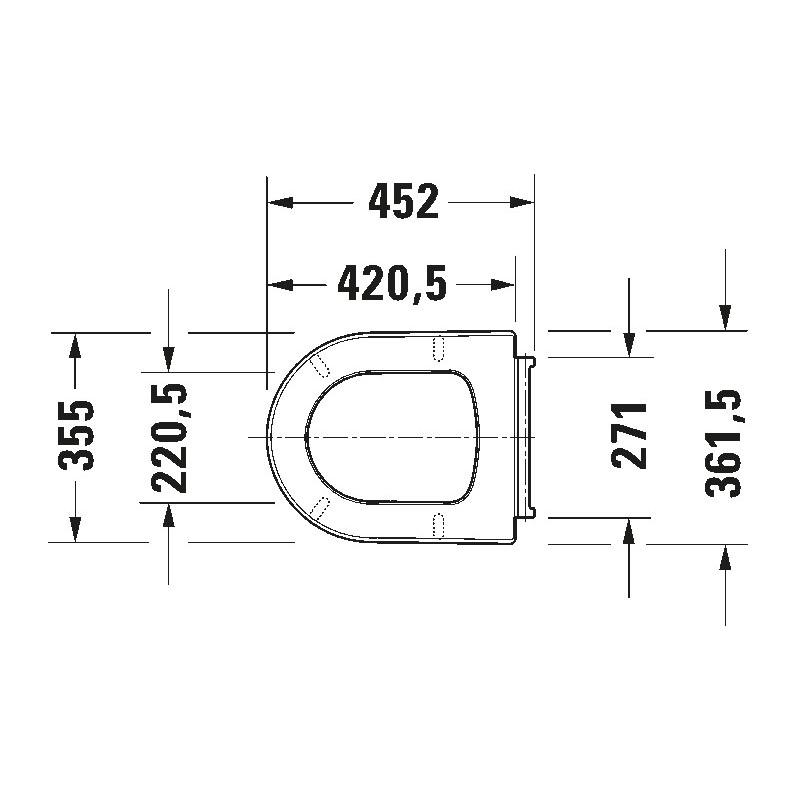 Duravit ME by Starck 0020090000 — deska sedesowa wolnoopadająca