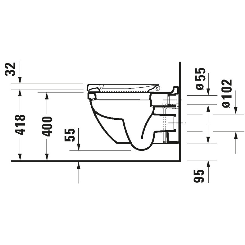 Duravit Starck 3 0063890000 — deska sedesowa wolnoopadająca